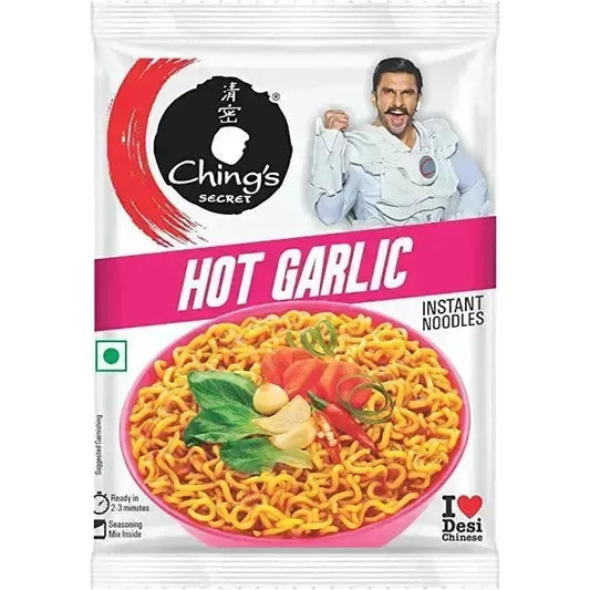 Ching's Hot Garlic Instant Noodles | Spicy Quick Meal