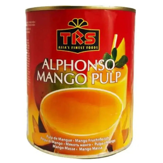 TRS Alphonso Mango Pulp - 850g | Pure & Delicious Mango Flavor