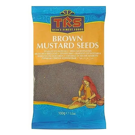 TRS Brown Mustard Seeds 100g – Bold Flavor for Indian Dishes